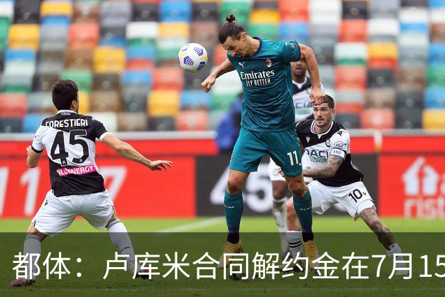 都体：卢库米合同解约金在7月15日到期，尤文之后将再次尝试求购